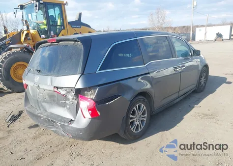 2012 Honda Odyssey Ex-L из США, поврежденный, VIN 5FNRL5H65CB062052